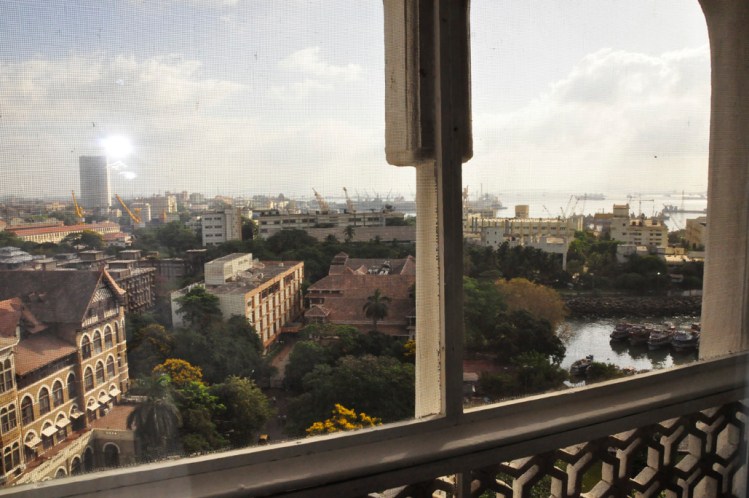 view from the suite's bedroom