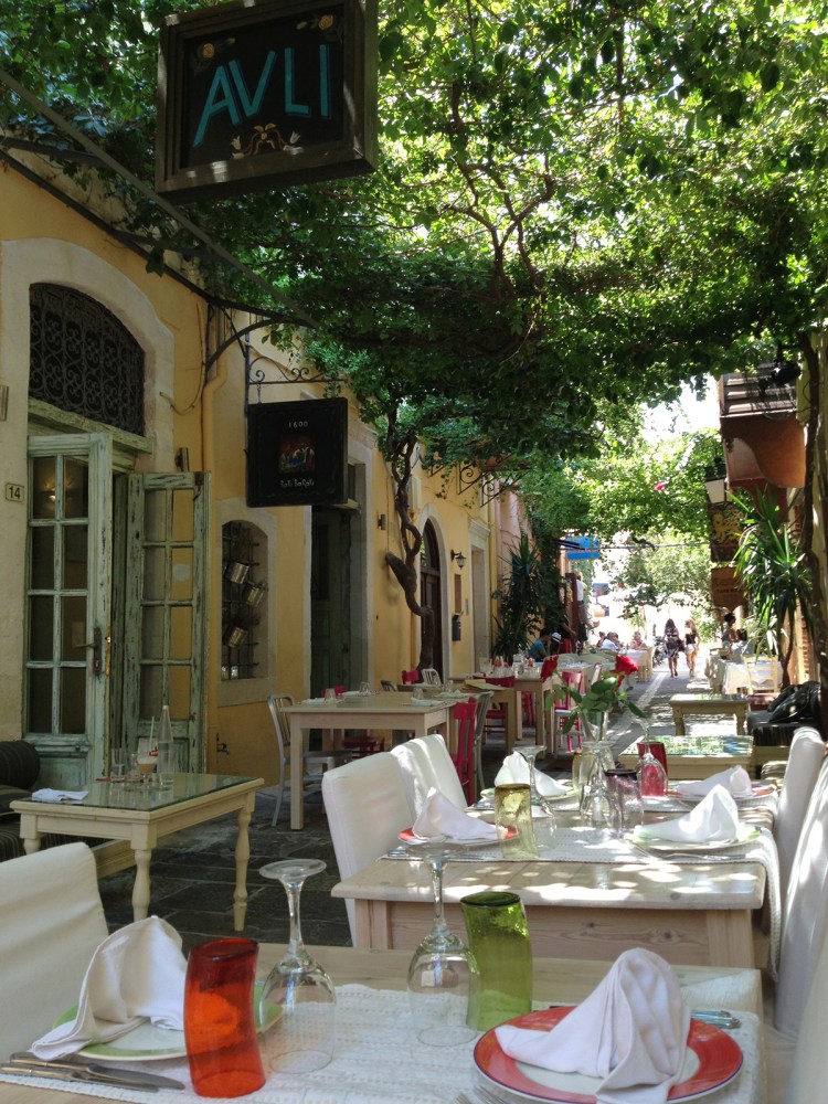 Avli restaurant in Rethymno & my favorite meal of the entire trip.