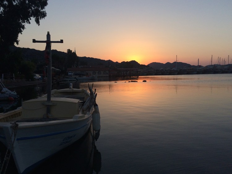 sunrise at Ucagiz, heading towards Aperlae